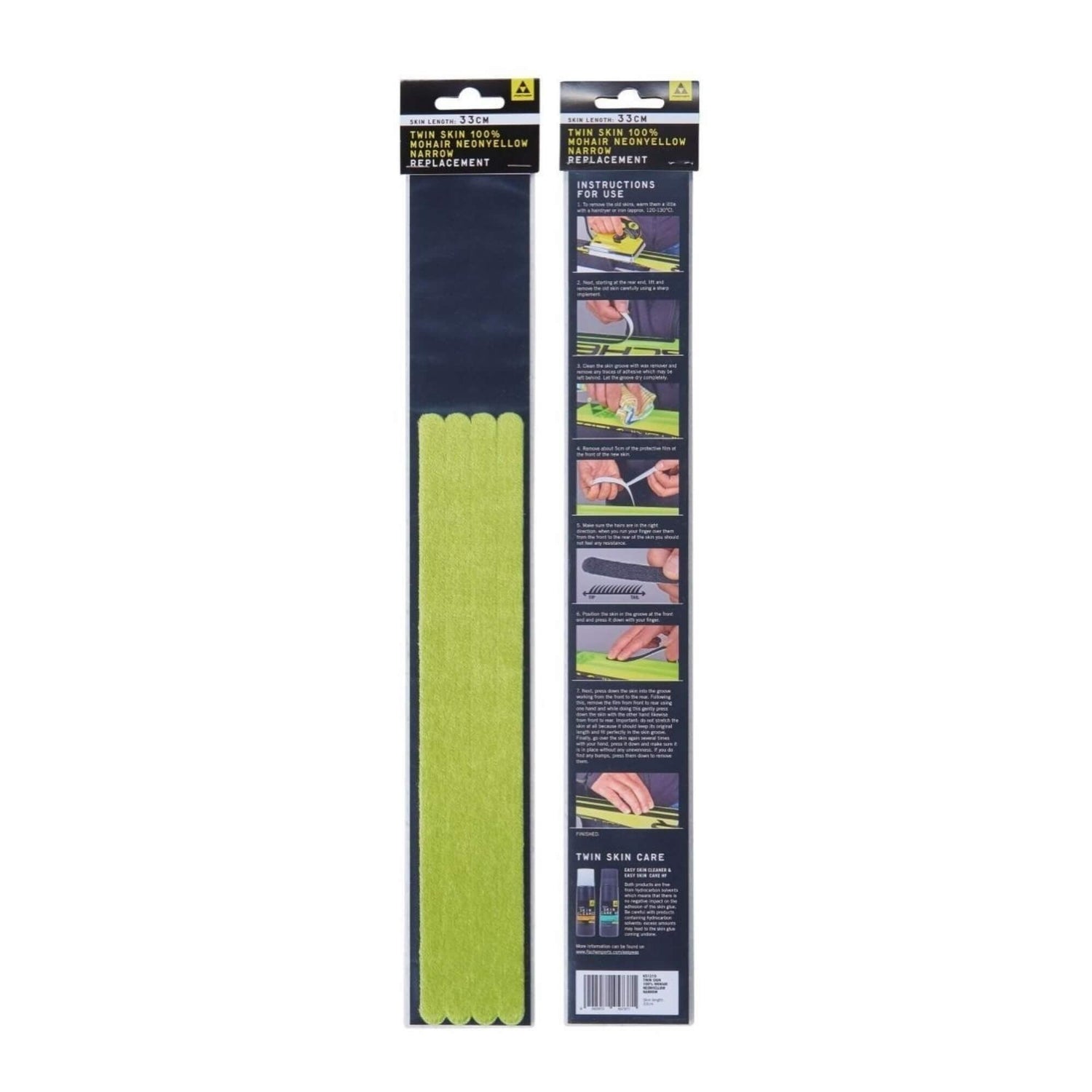 Peaux de Ski de Fond Twin Skin 100% Mohair Narrow