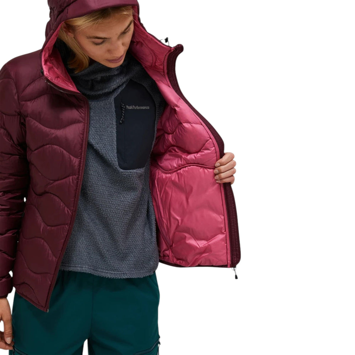 Veste à Capuche Isolante Helium Down Hood Femme