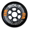 Roues de Patins Bolt Speed 90 mm/85A avec ILQ-9 (Paquet de 8 )
