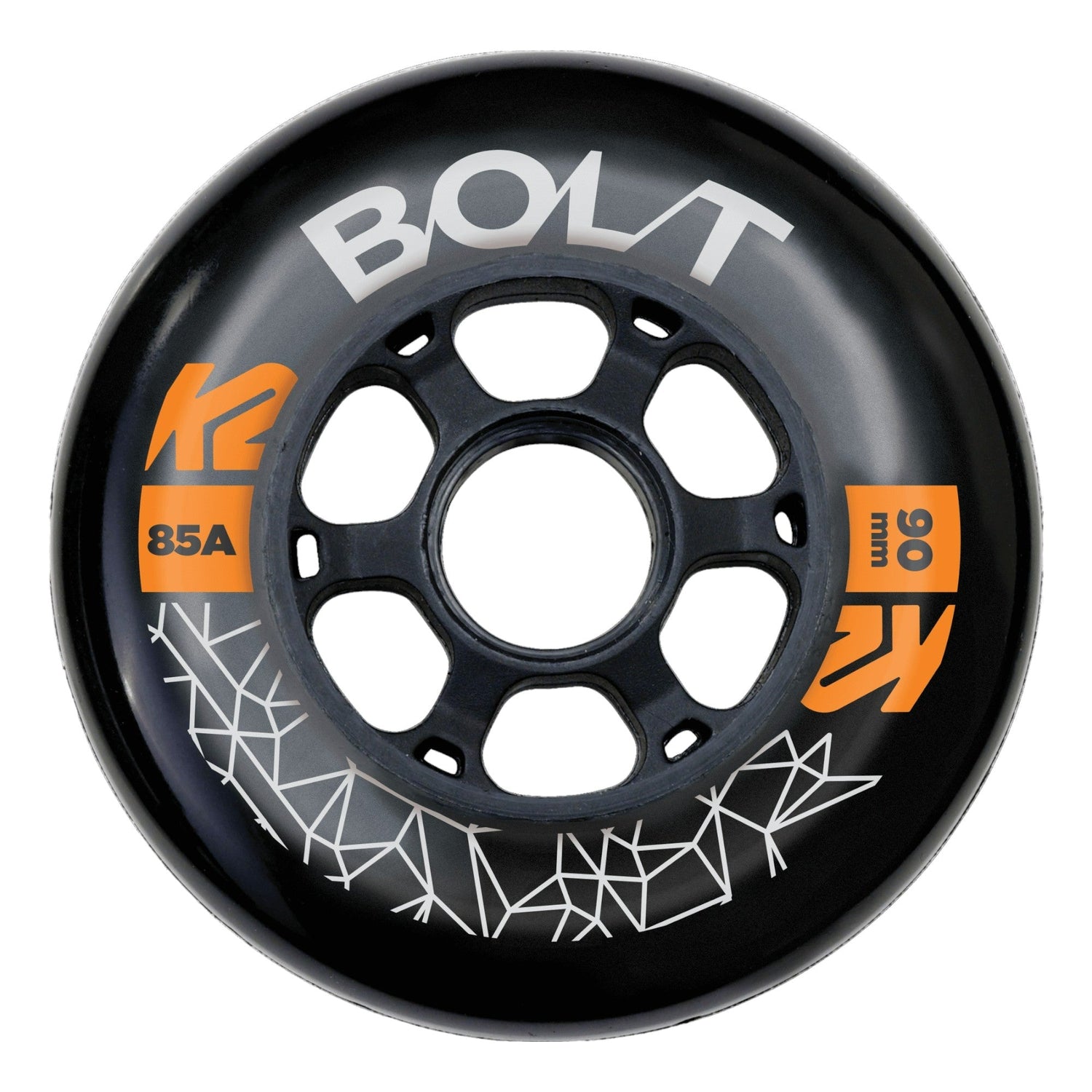Roues de Patins Bolt Speed 90 mm/85A avec ILQ-9 (Paquet de 8 )