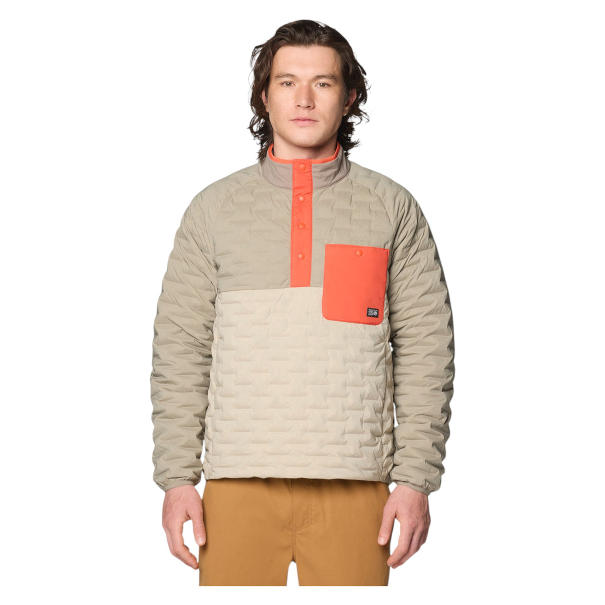 Veste Isolante Stretchdown Light Snap Neck Homme