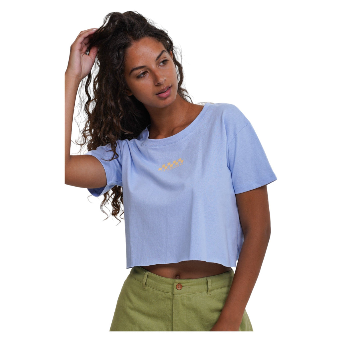 T-shirt Court Hang Loose Crop Femme