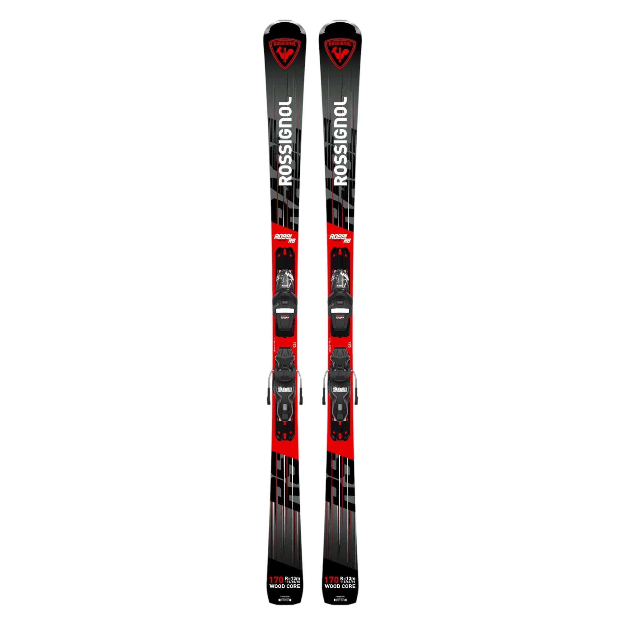 ATOMIC スキー 180cm & ROSSIGNOL ポール 128cm Rossignol Rossi RS + XP10 Adult Alpine Skis – Oberson