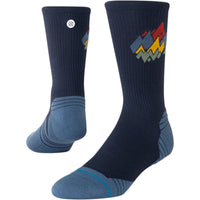 Bas Run Peaks Ribbed Lt Crew Adulte