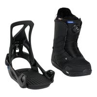 Ensemble Bottes de Planche à Neige et Fixations Step On Femme