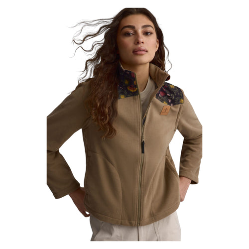 Manteau de Ville Convertible en Laine Polaire Femme