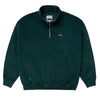 Corduroy Demi Zip Men Long-Sleeved Shirt