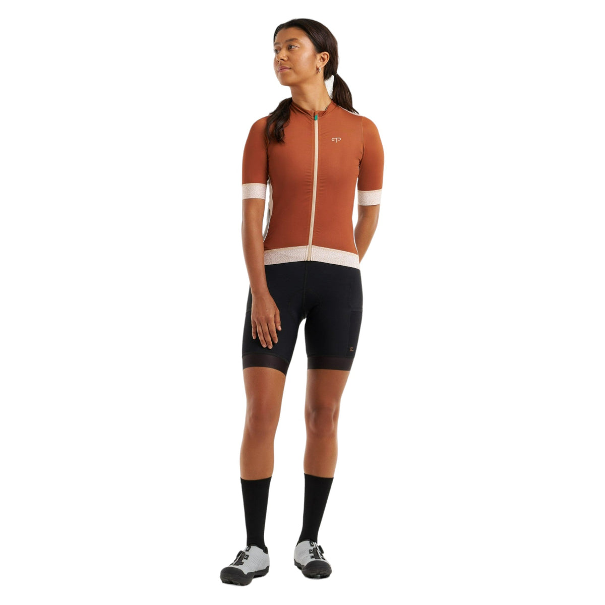 Maillot de Vélo de Route Manches Courtes Gravel Femme