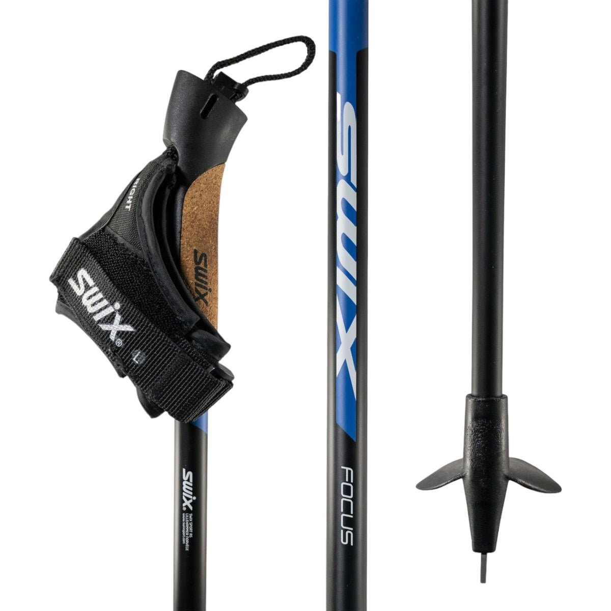 Focus Composite Adult Skis Poles
