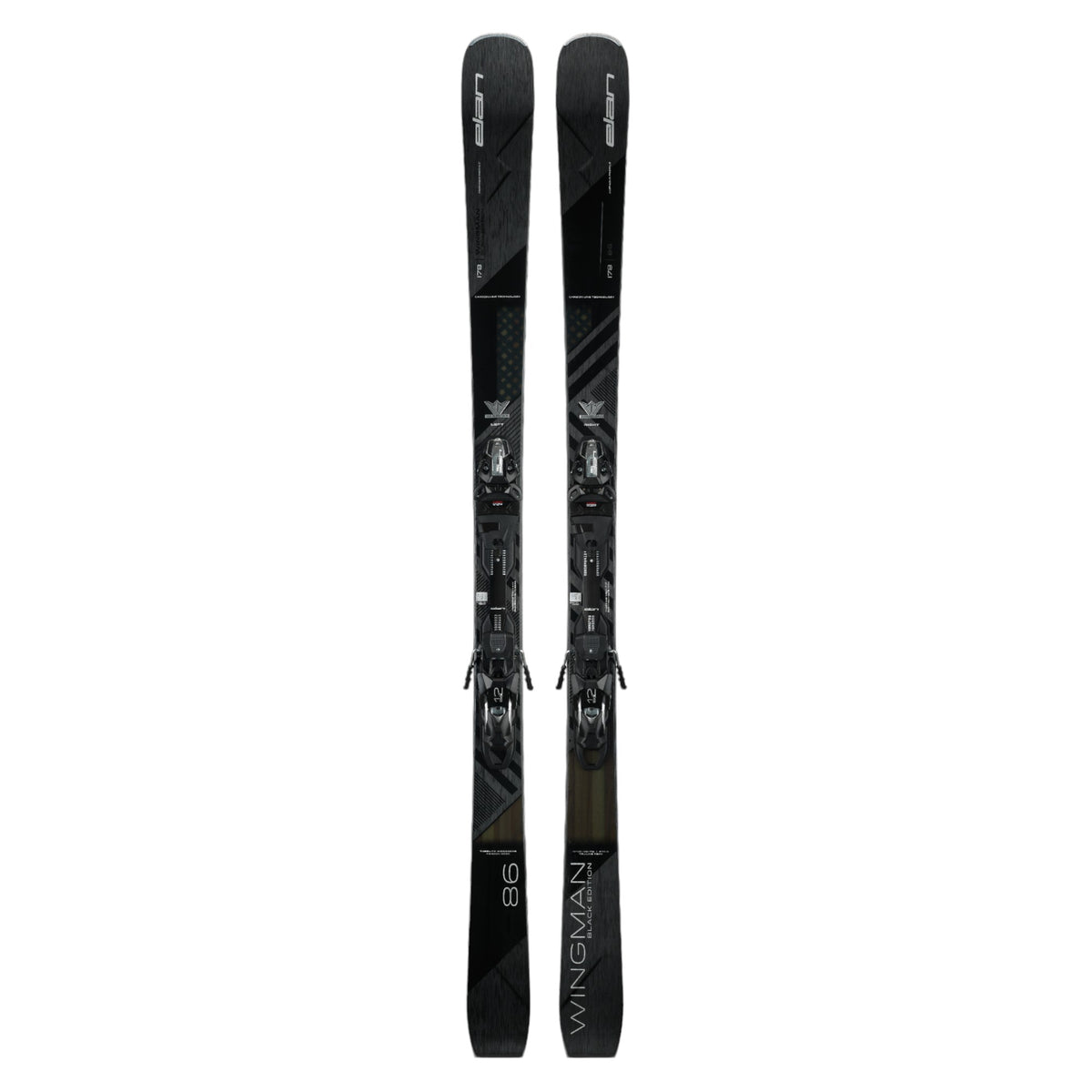 Skis Alpin Wingman 86 FX Black Edition + EMX 12 Adulte