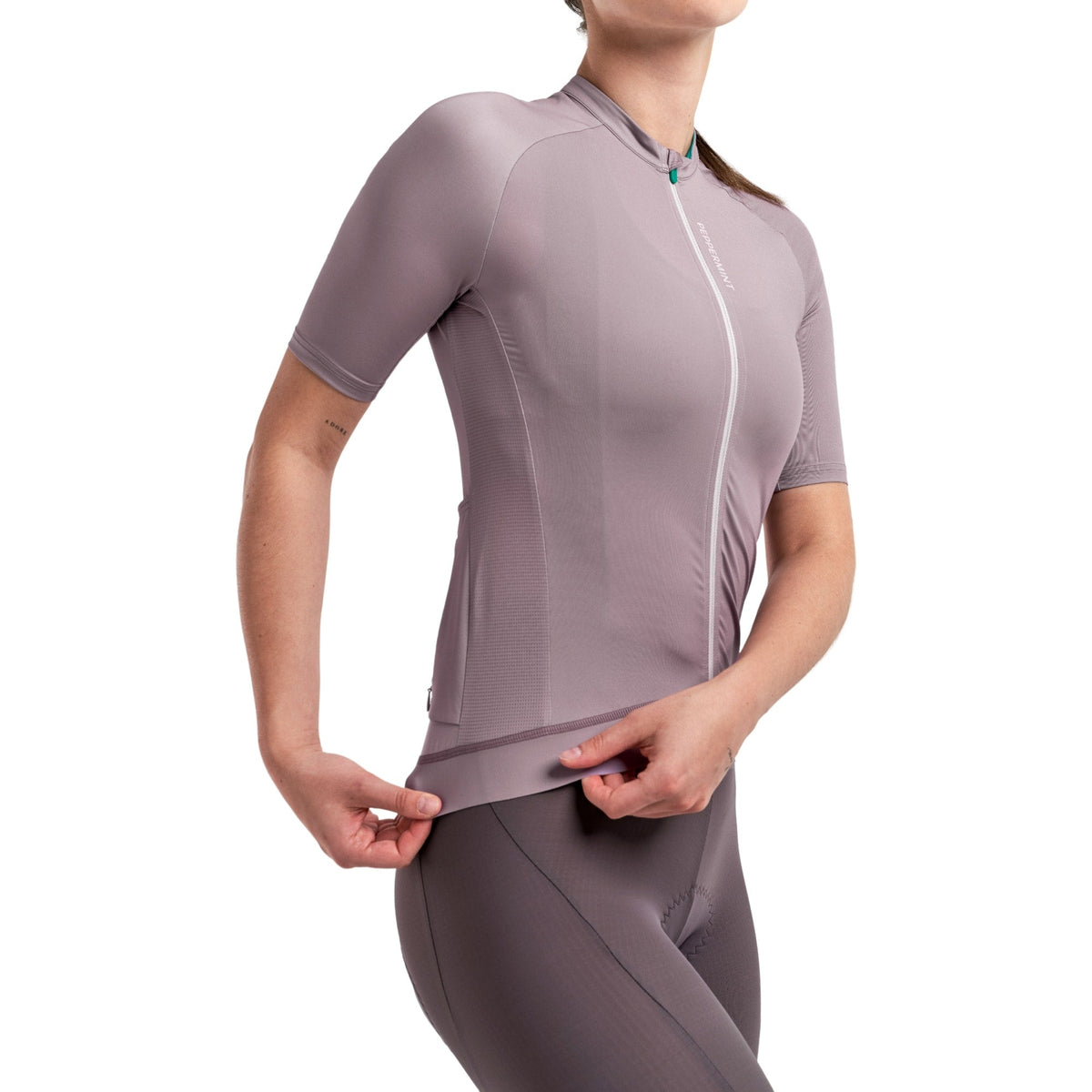 Maillot de Vélo de Route Manches Courtes Signature Femme