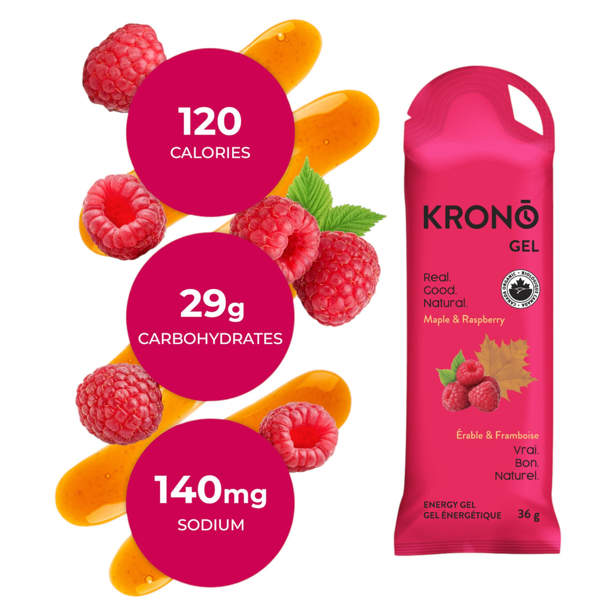 Krono Nutrition Érable&Framboise 36g