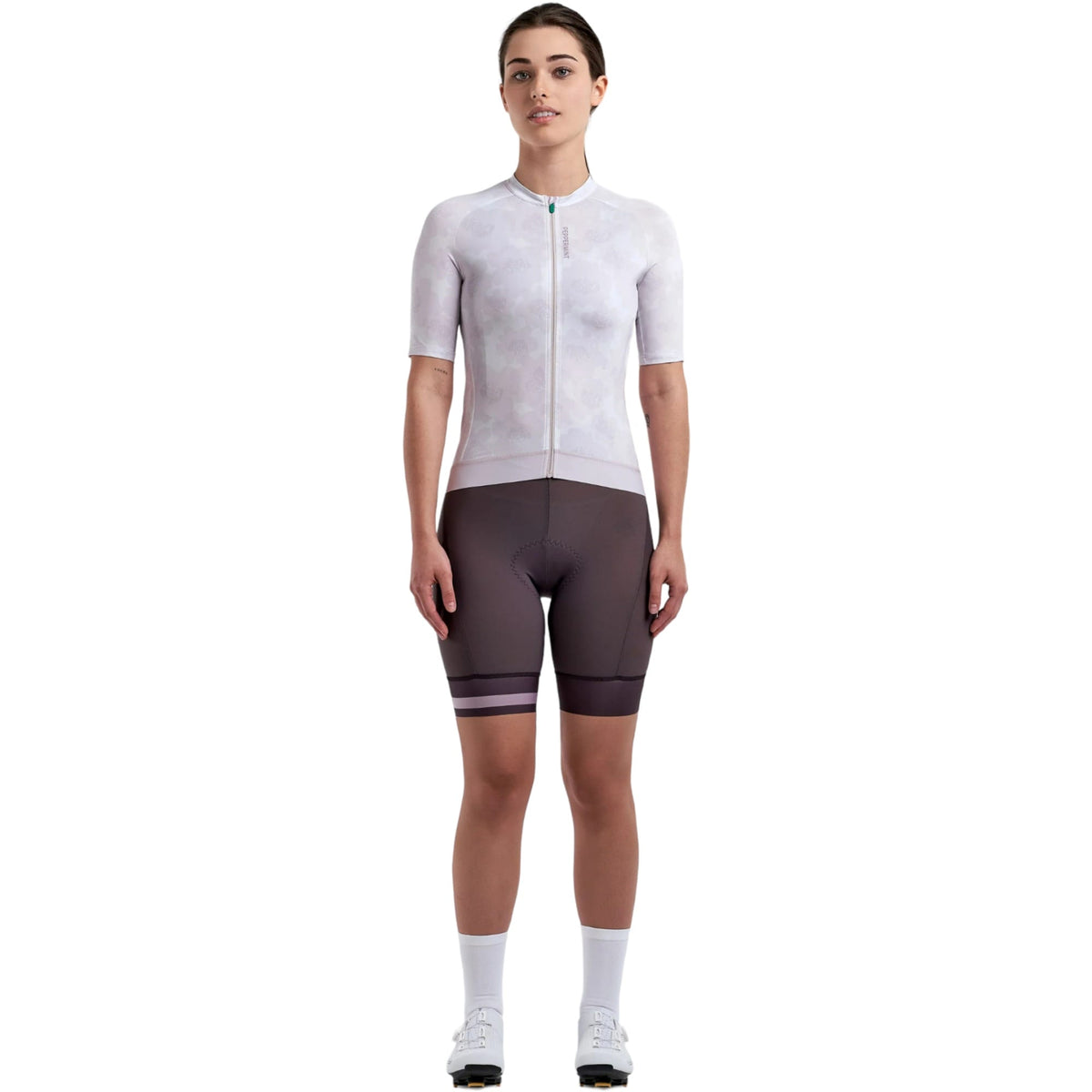 Maillot de Vélo de Route Manches Courtes Signature Femme