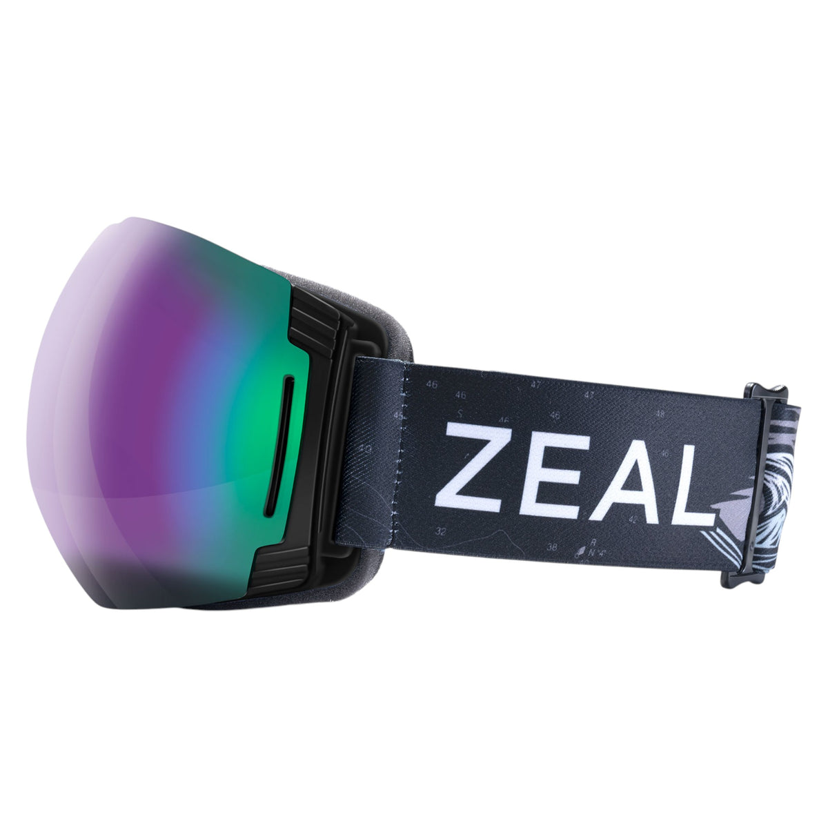 Zeal Optics Dark Seas Polarized Jade w/Sky Bleu Mirror Large Fit