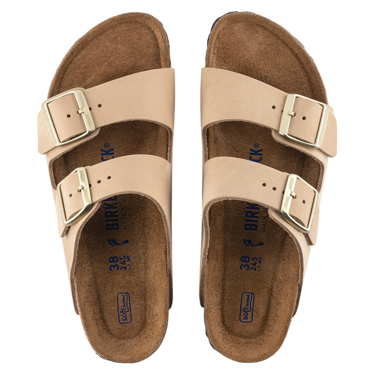 Sandales Arizona Soft Footbed Nubuck Femme