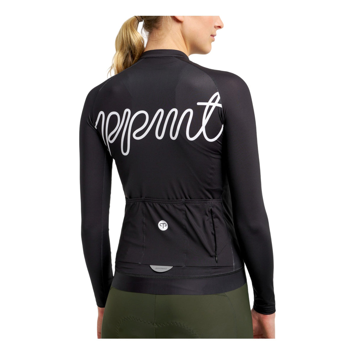 Maillot de Vélo de Route Manches Longues Signature Femme