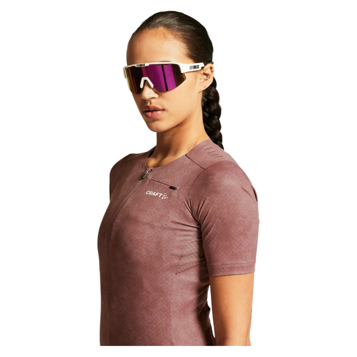 Maillot de Vélo de Route Manches Courtes Pro Gravel Femme