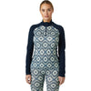 Haut de Sous-Vêtement Lifa Merino Midweight Print 1/2 zip Femme