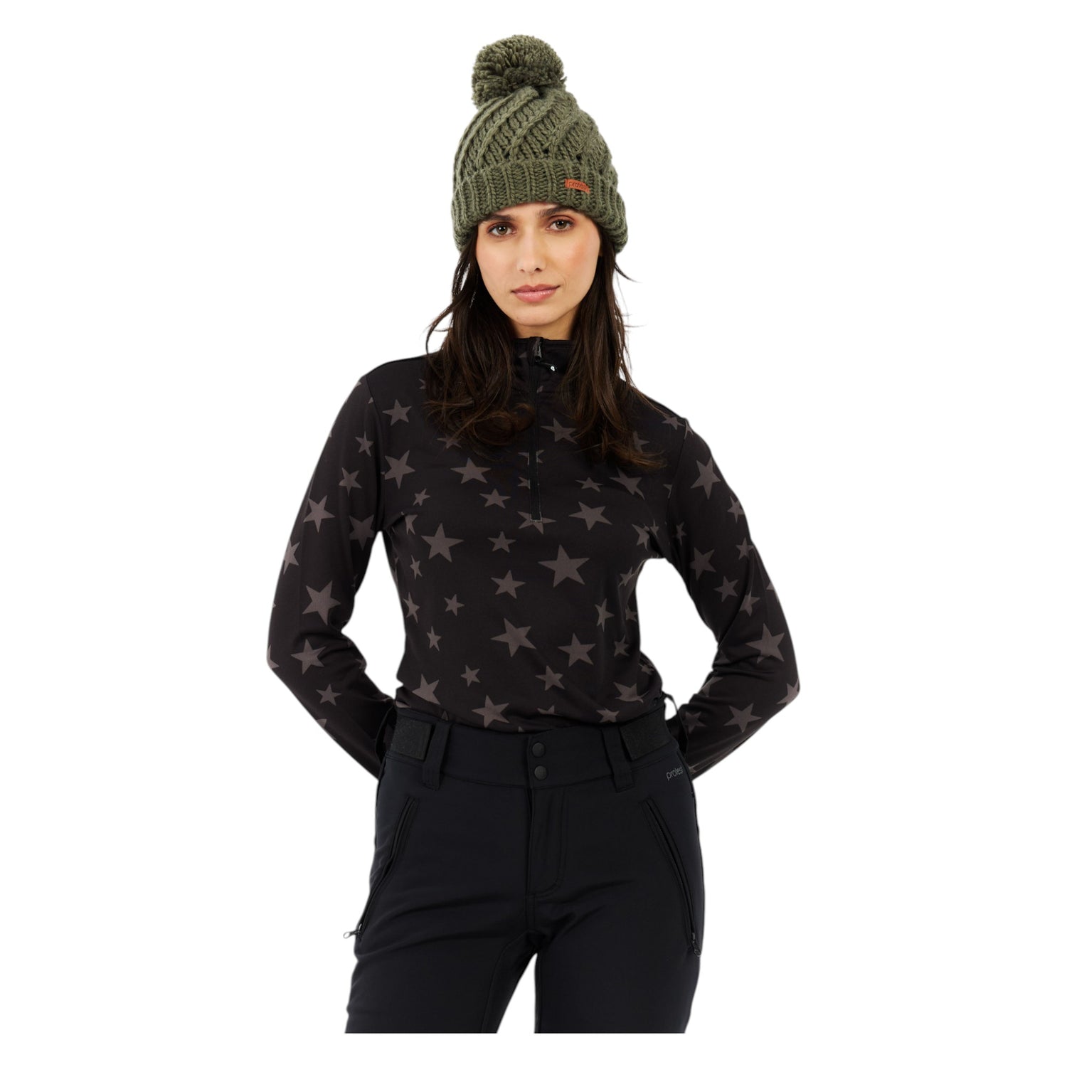 PRTVessy 1/4 zip Active Women Base Layer Top