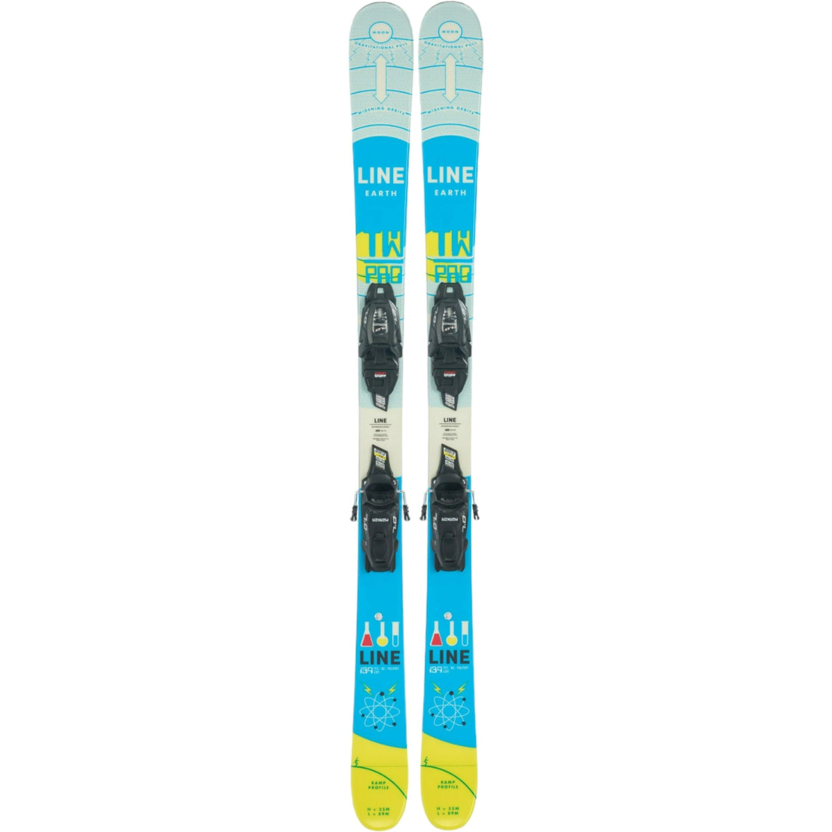 Skis Alpins Wallisch Shorty + 4.5  Kit Enfant