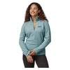 Chandail Manches Longues Micro D 1/4 Zip Femme