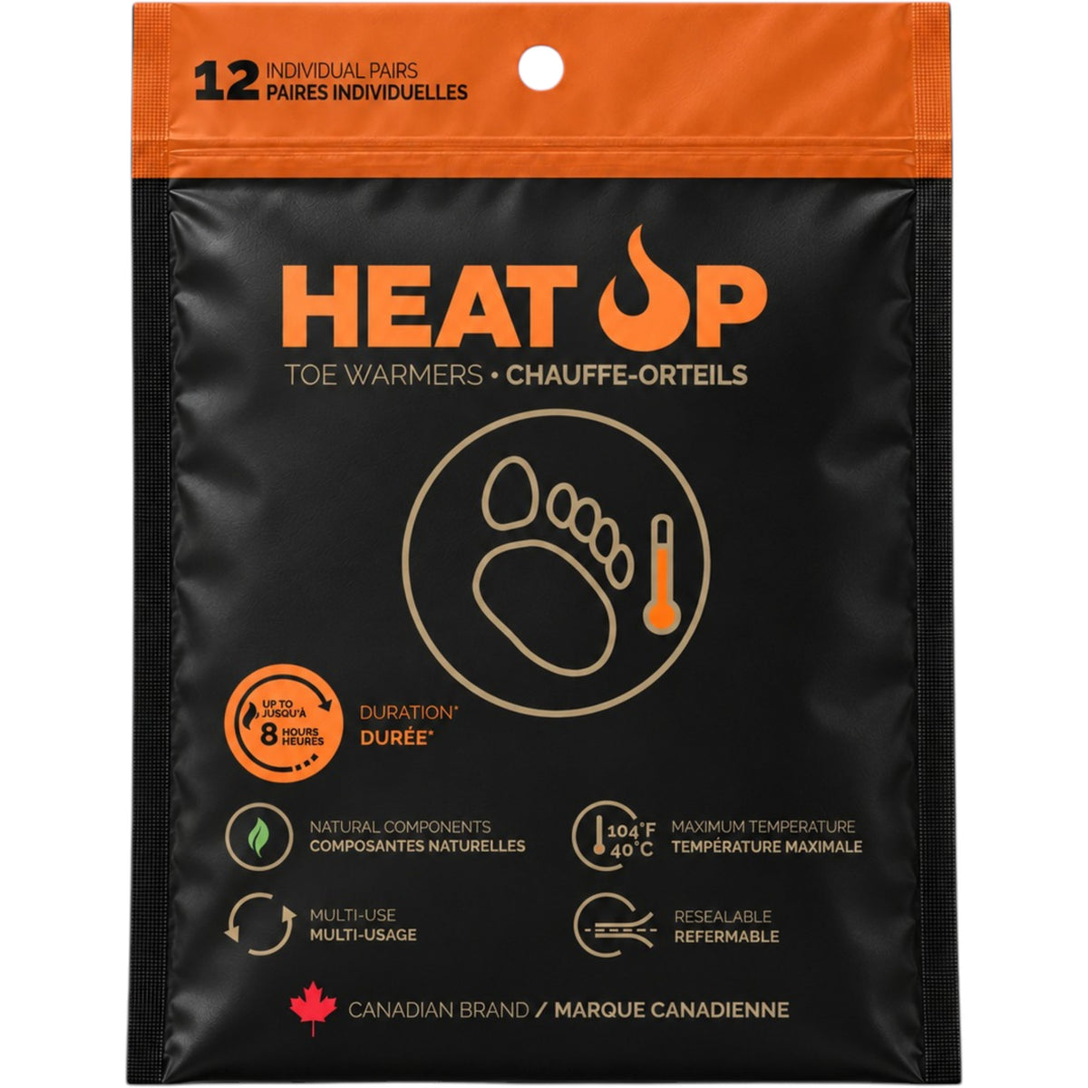 Chauffe-Orteils Sac de 12 Paires