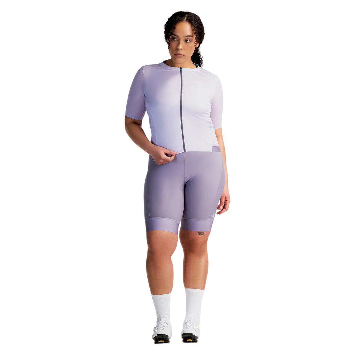 Maillot de Vélo de Route Manches Courtes Signature Femme