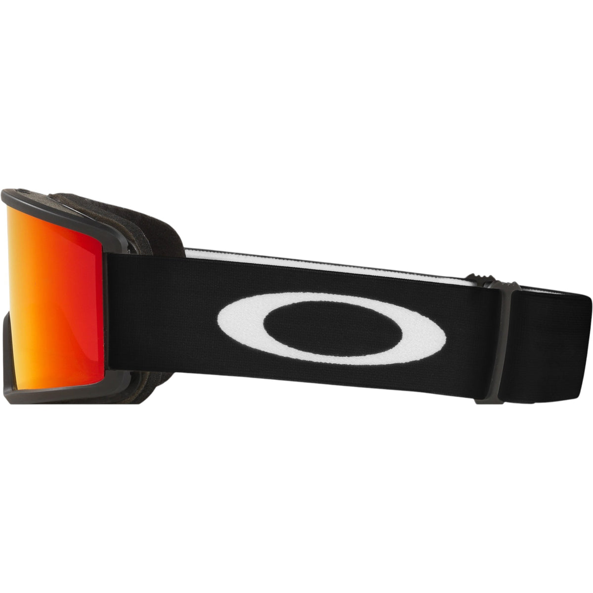 Oakley Mat Noir Fire Iridium Médium Fit