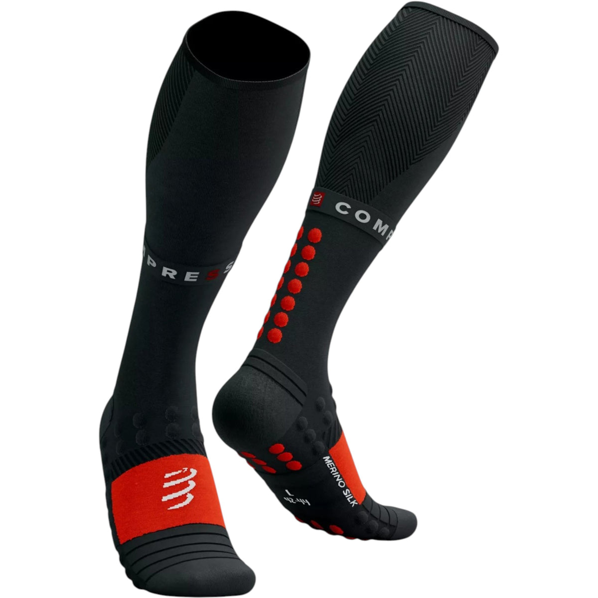 Compressport Noir/High Risk Rouge.9012 (T1) 35-38