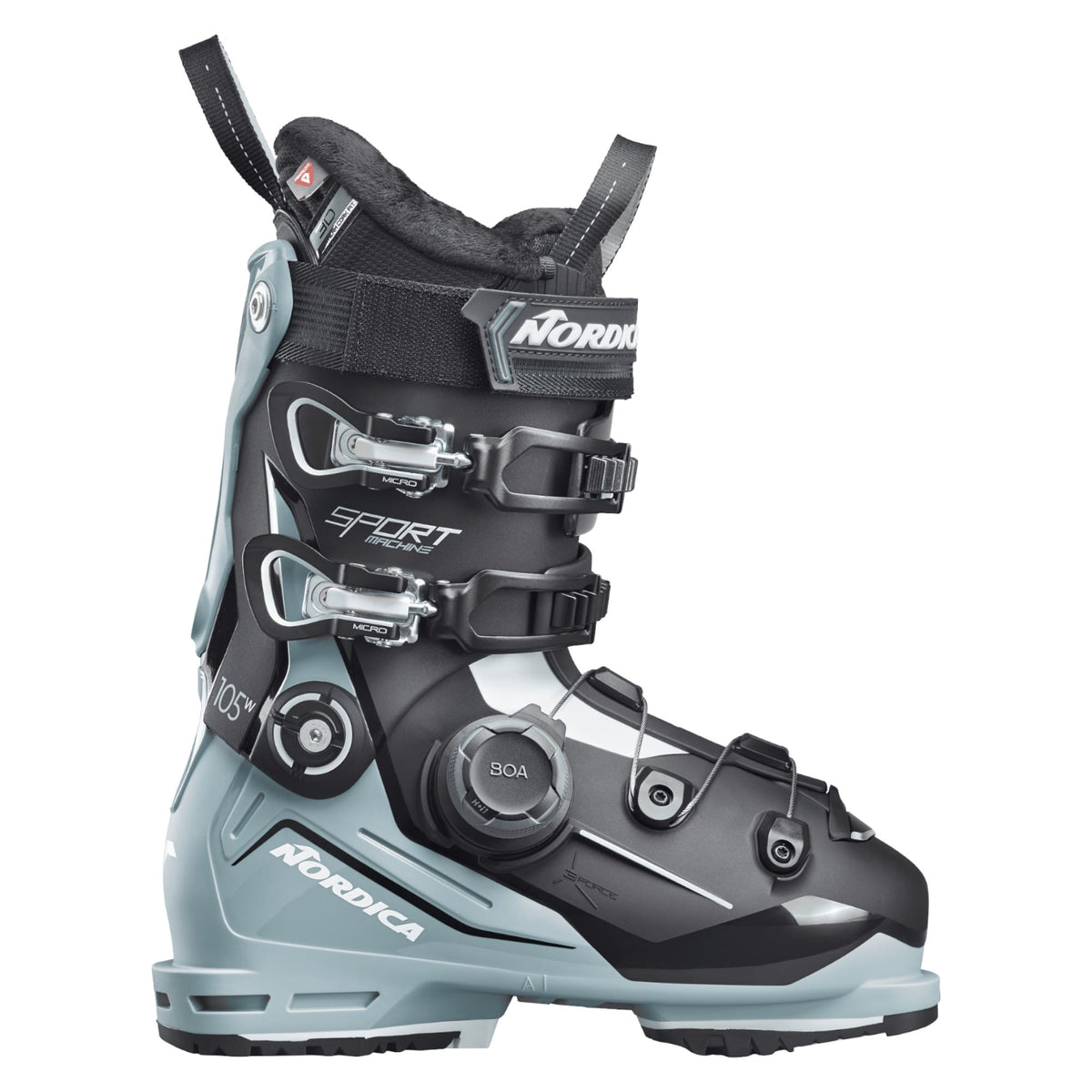 Nordica Noir/Light Bleu/Blanc 22.5