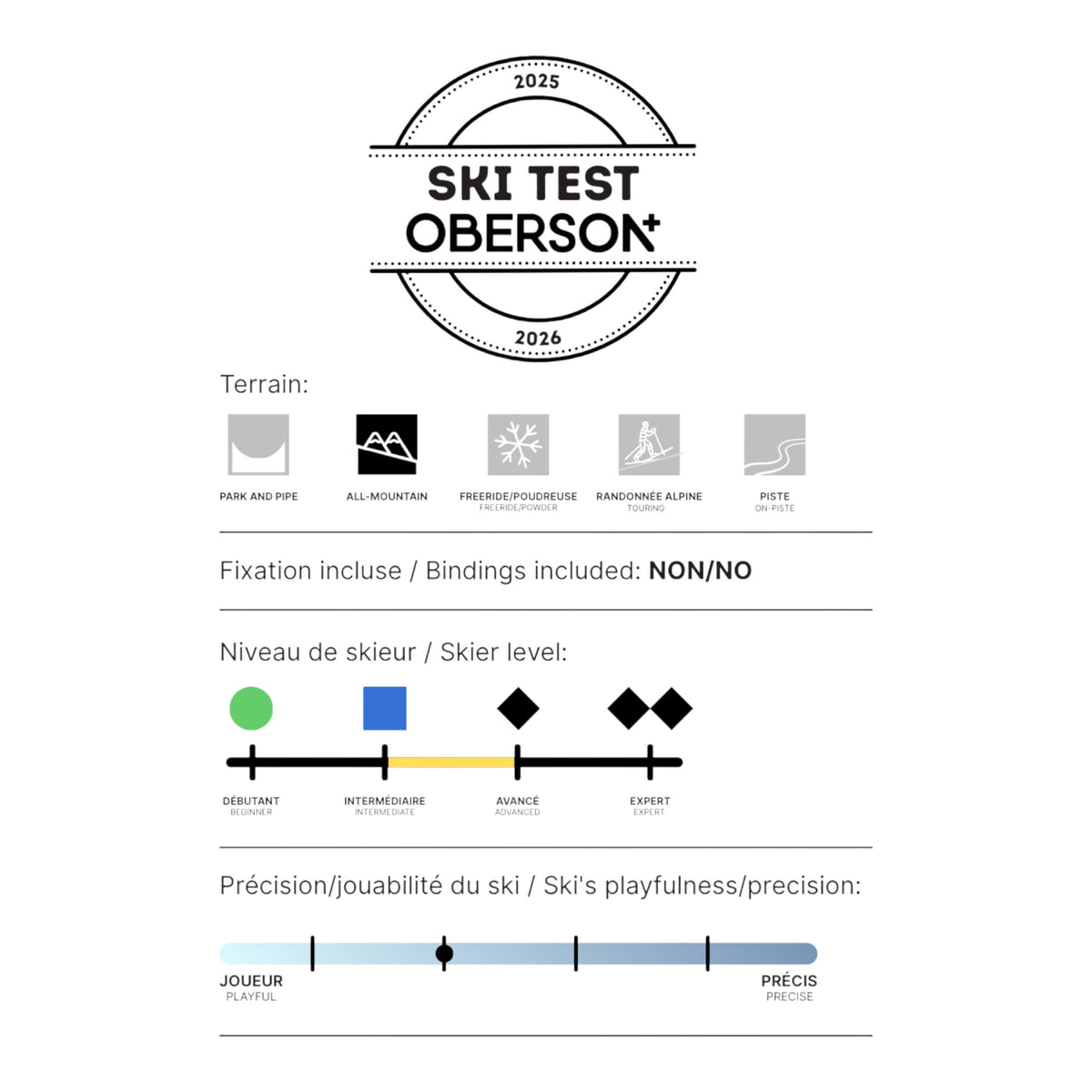 Skis Alpins Santa Ana 87 Femme