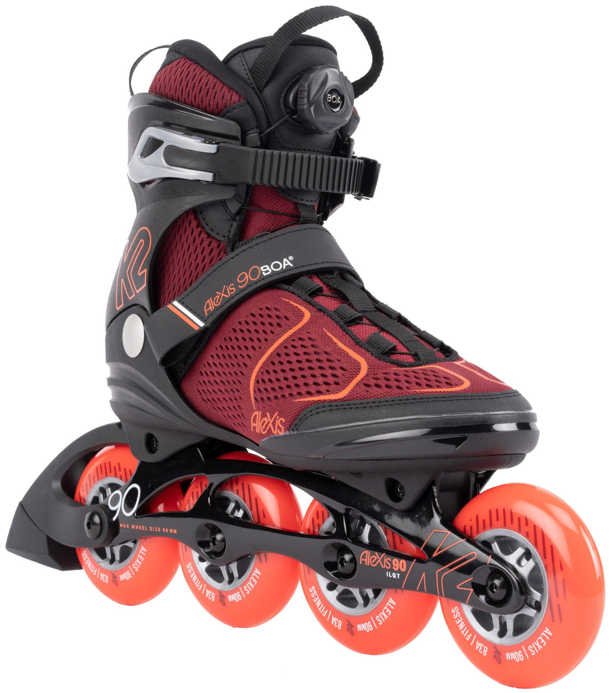 K2 Burgandy/Orange 10.0