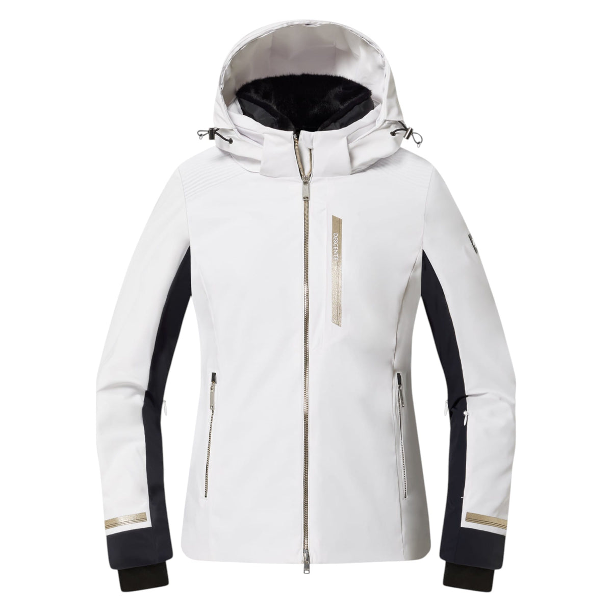 Shoulder Shirring Women Winter Jacket