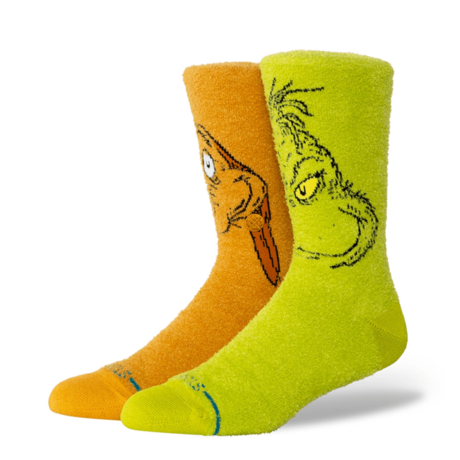 Grinch And Max Adult Socks