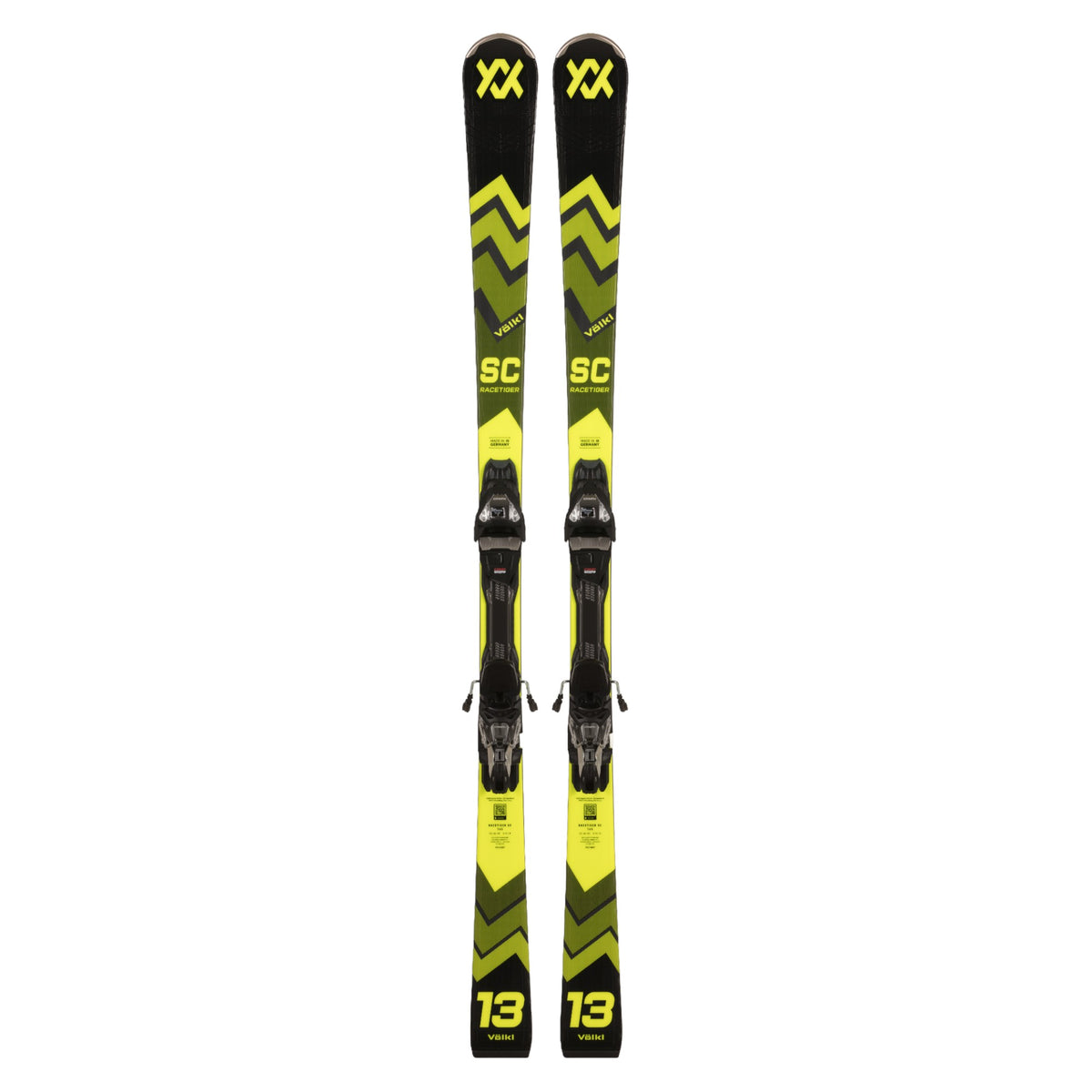 Skis Alpin Racetiger + SC Black Vmotion3 Adulte