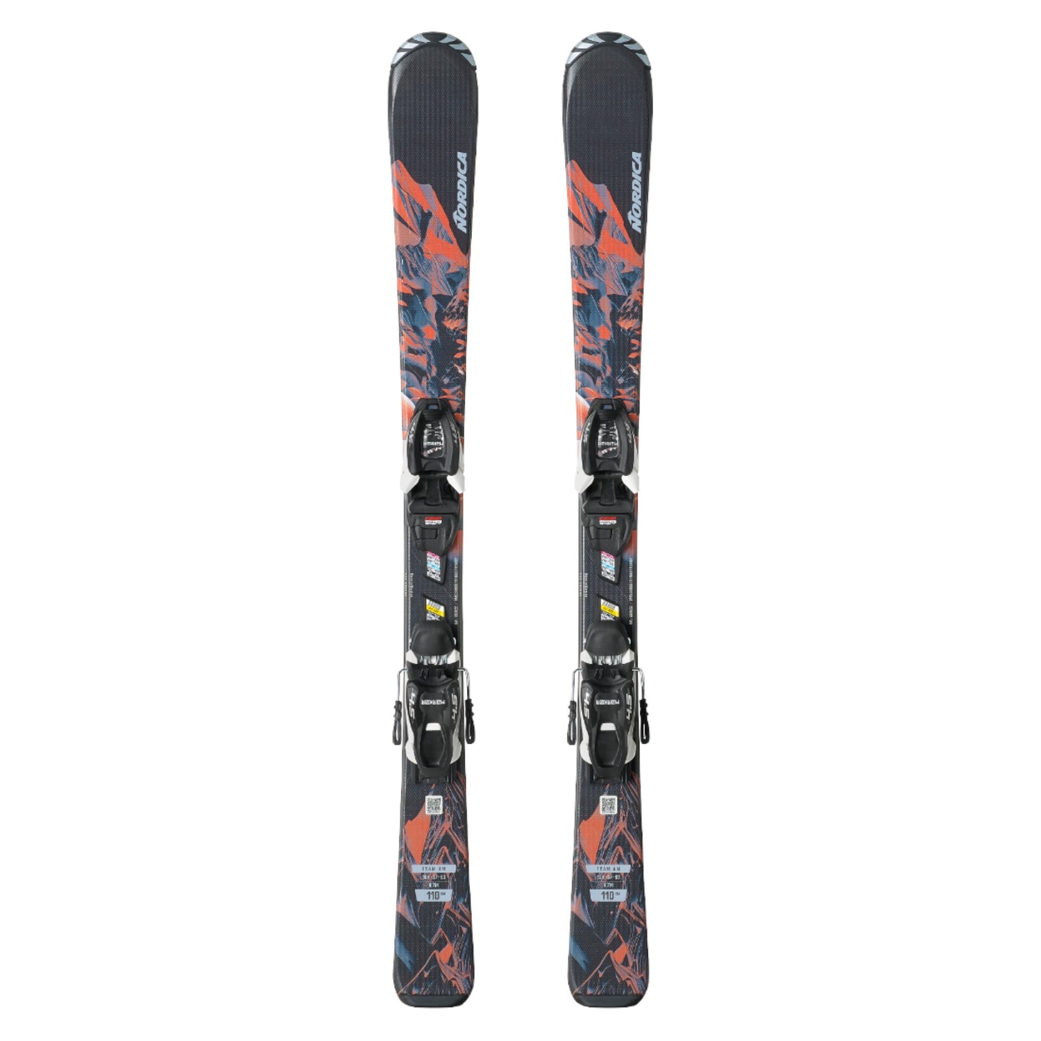 Skis Alpins Team AM (100-140) + JR 4.5 FDT Enfant