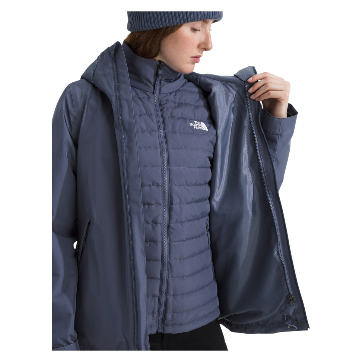 Carto Mono Triclimate Hooded Women Winter Jacket