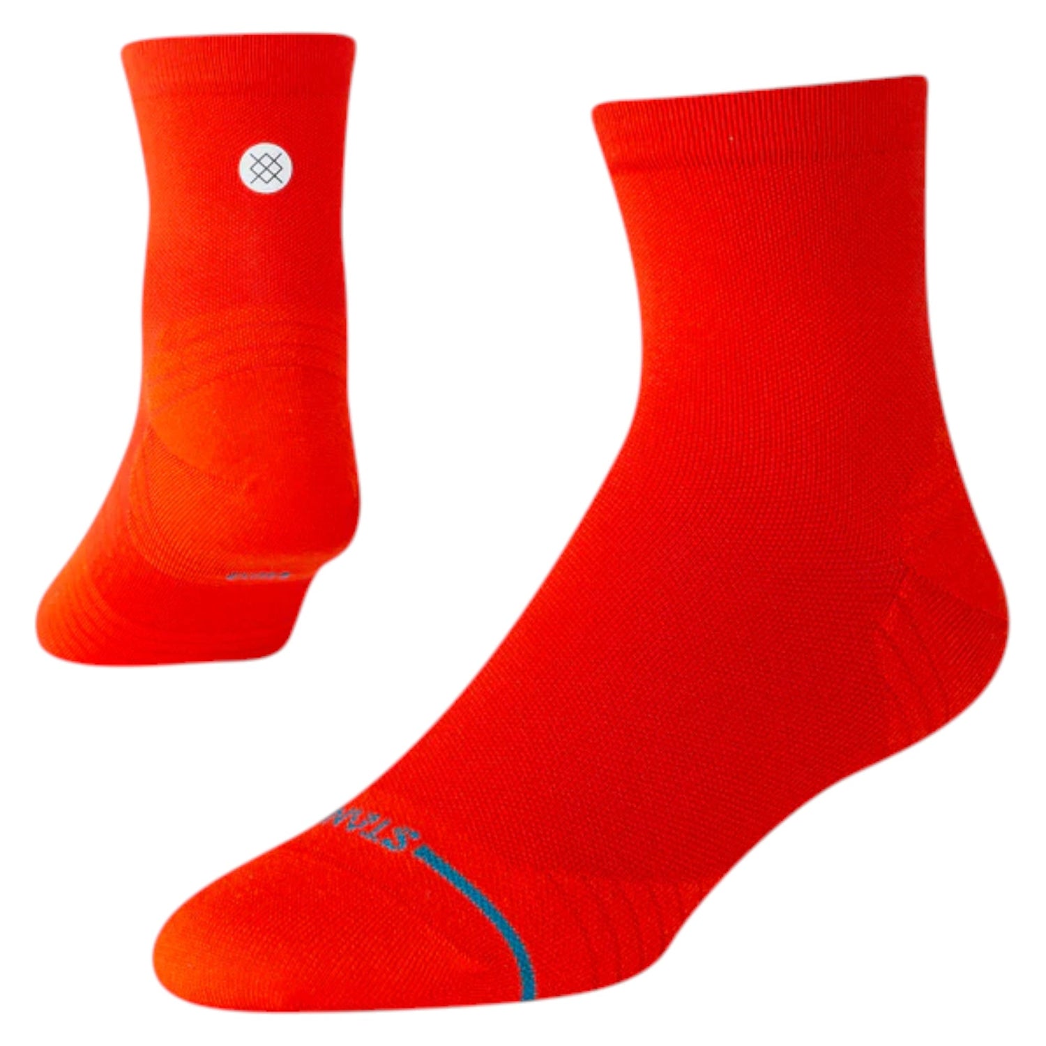 Bas Run Red UL Qtr Adulte