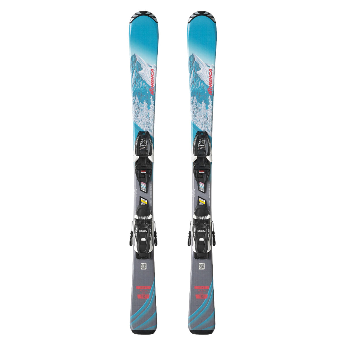 Skis Alpin Team G (70-90) + JR 4.5 FDT Enfant