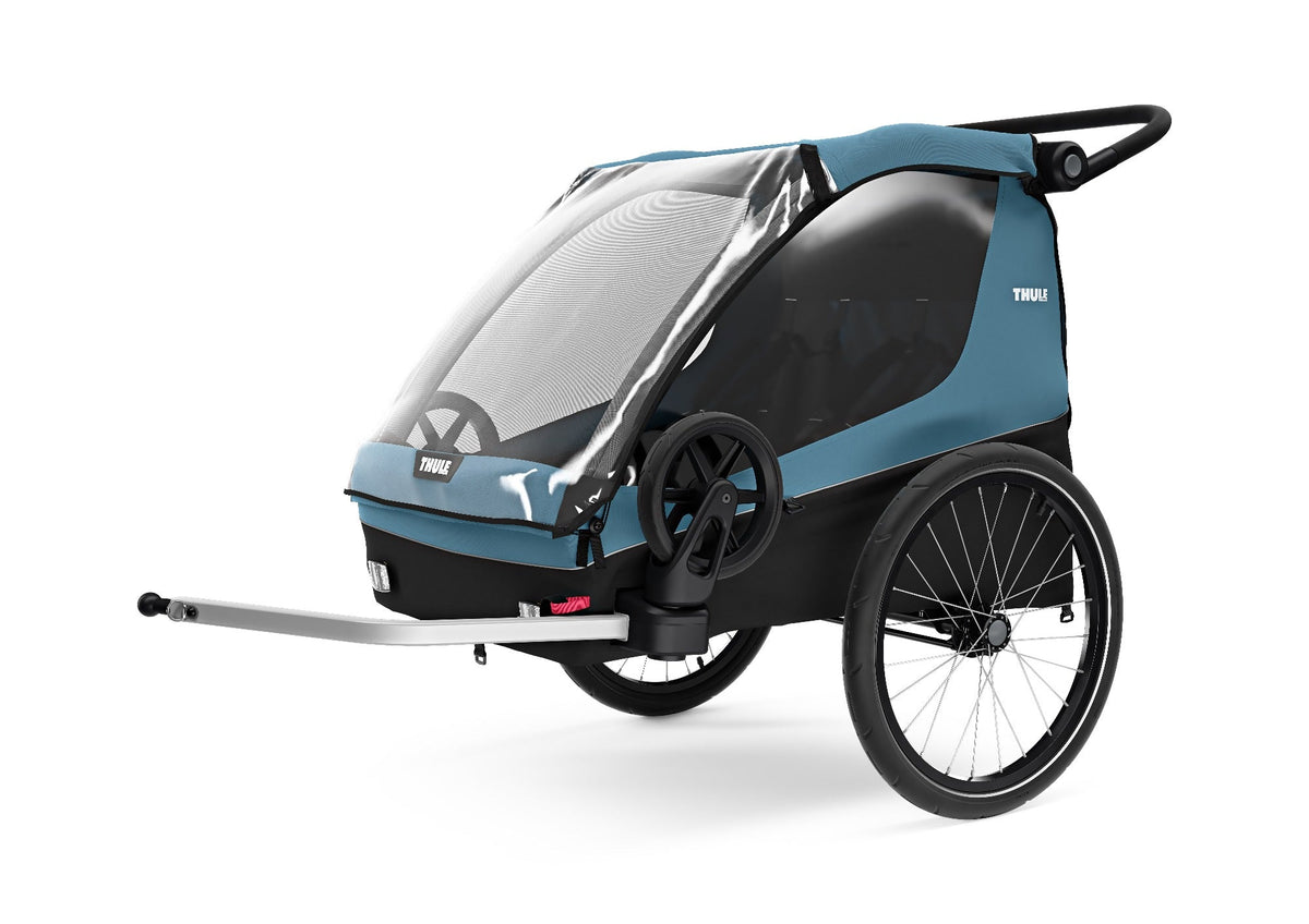 Courier 2-Seat Kids Cargo Bike Trailer