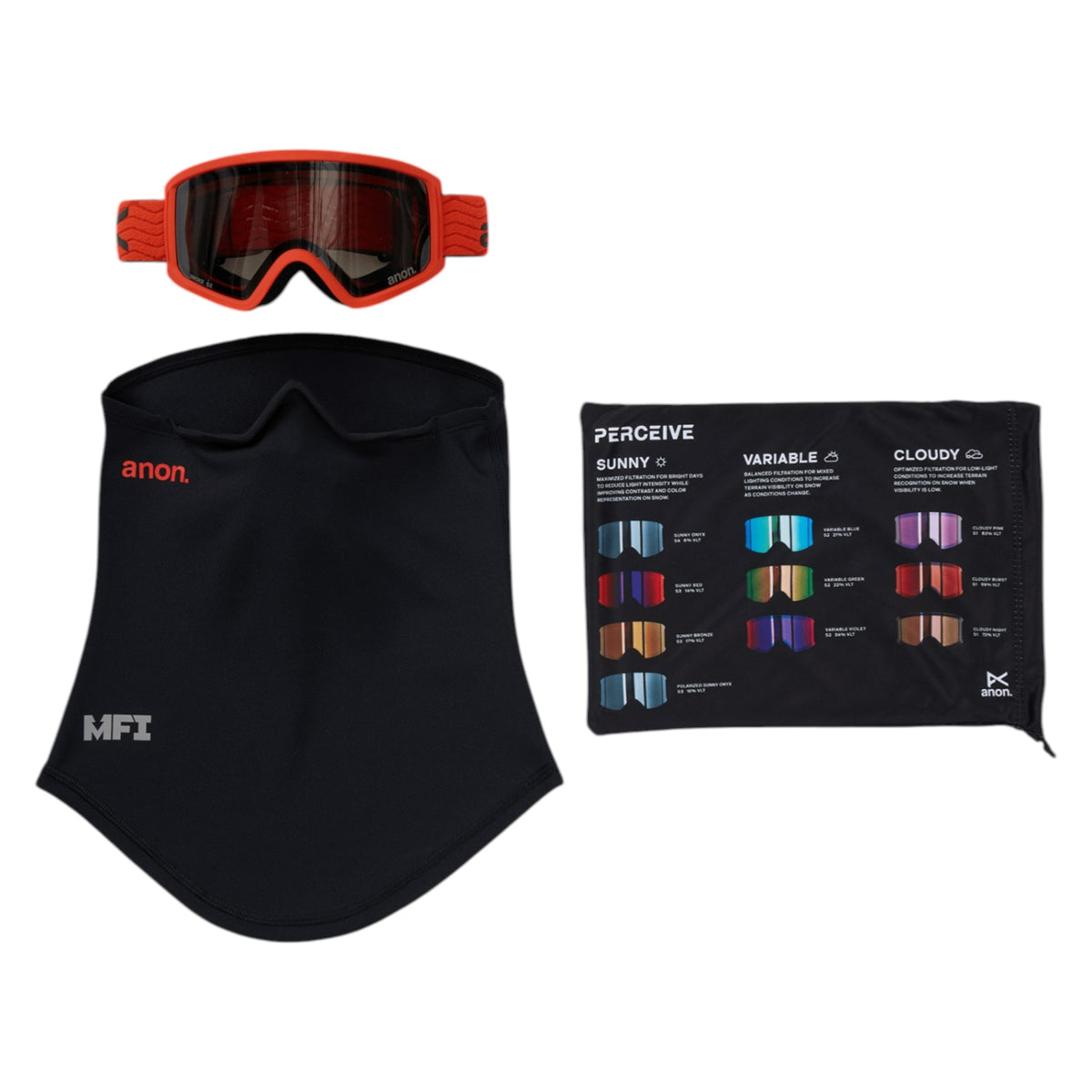 Tracker 2.0 Kids Ski Goggles +MFI face mask