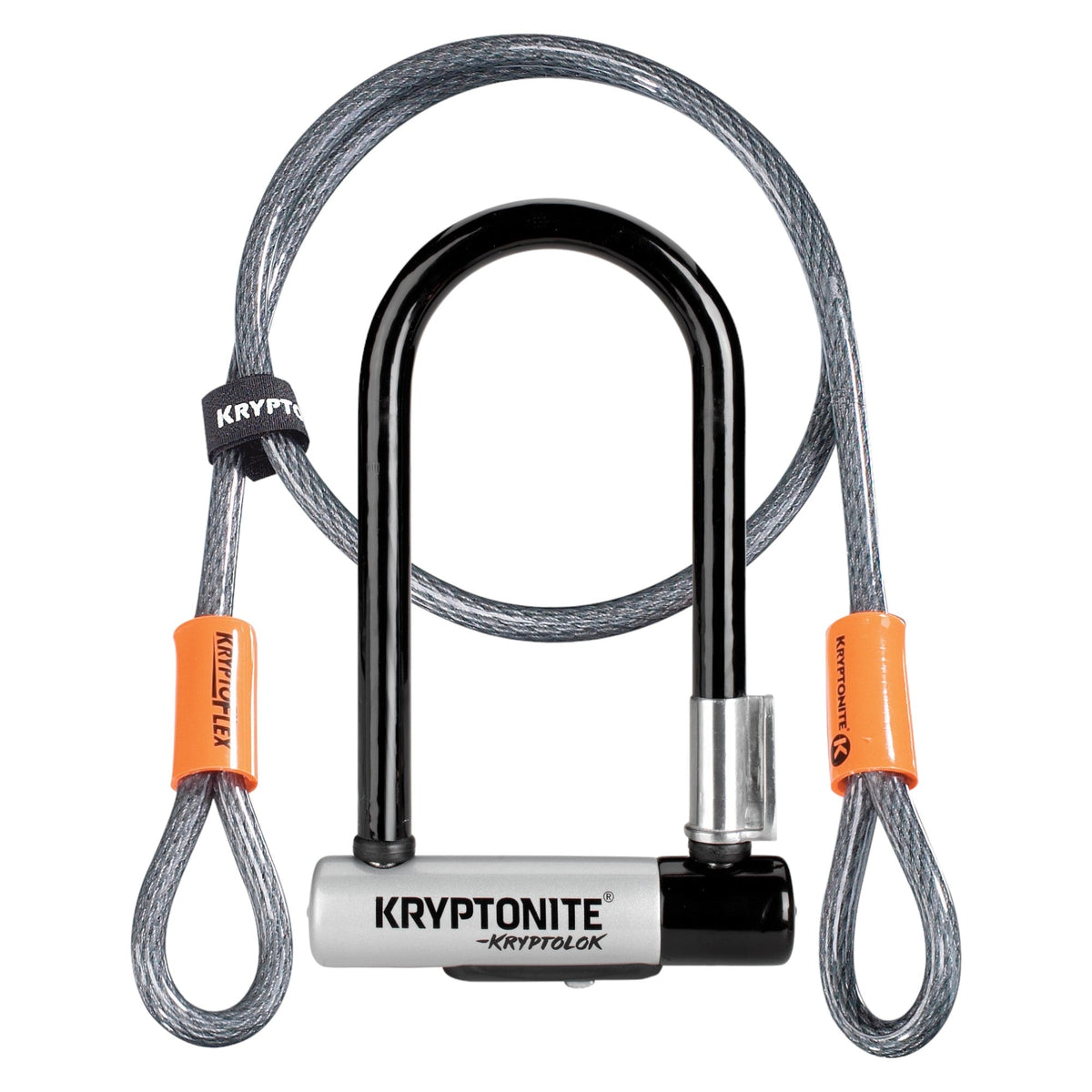 Cadenas de Vélo Kryptolok Mini-7 en U Câble Flex 120cm