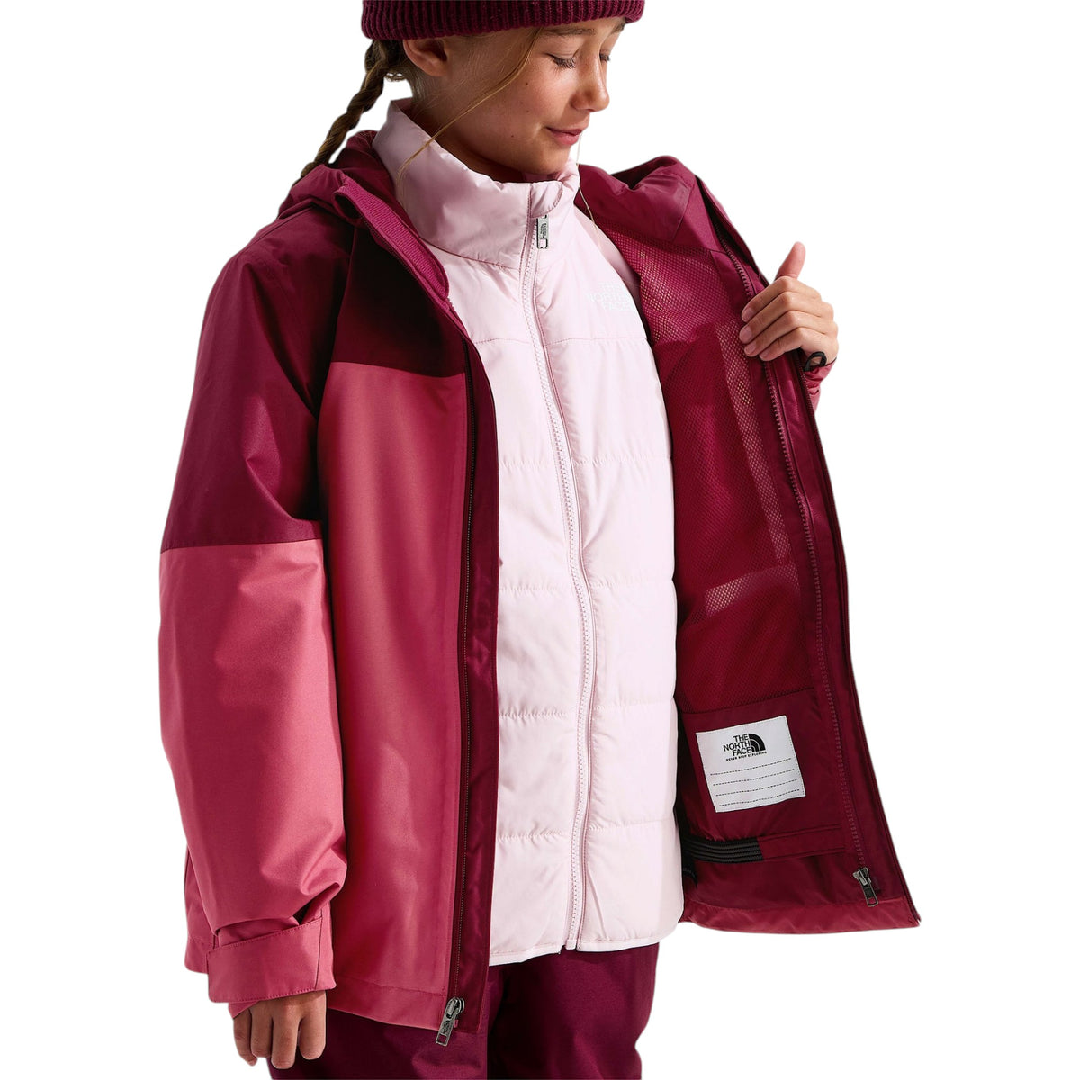 The North Face Burgundy Crush/Ferm Clay.RGV L