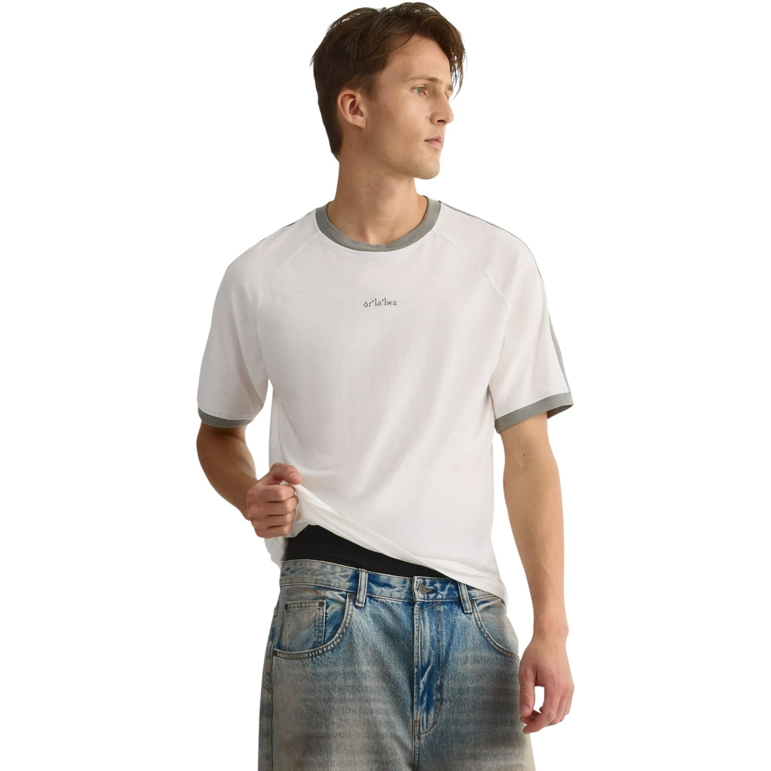 Raglan Men Short-Sleeved Shirt