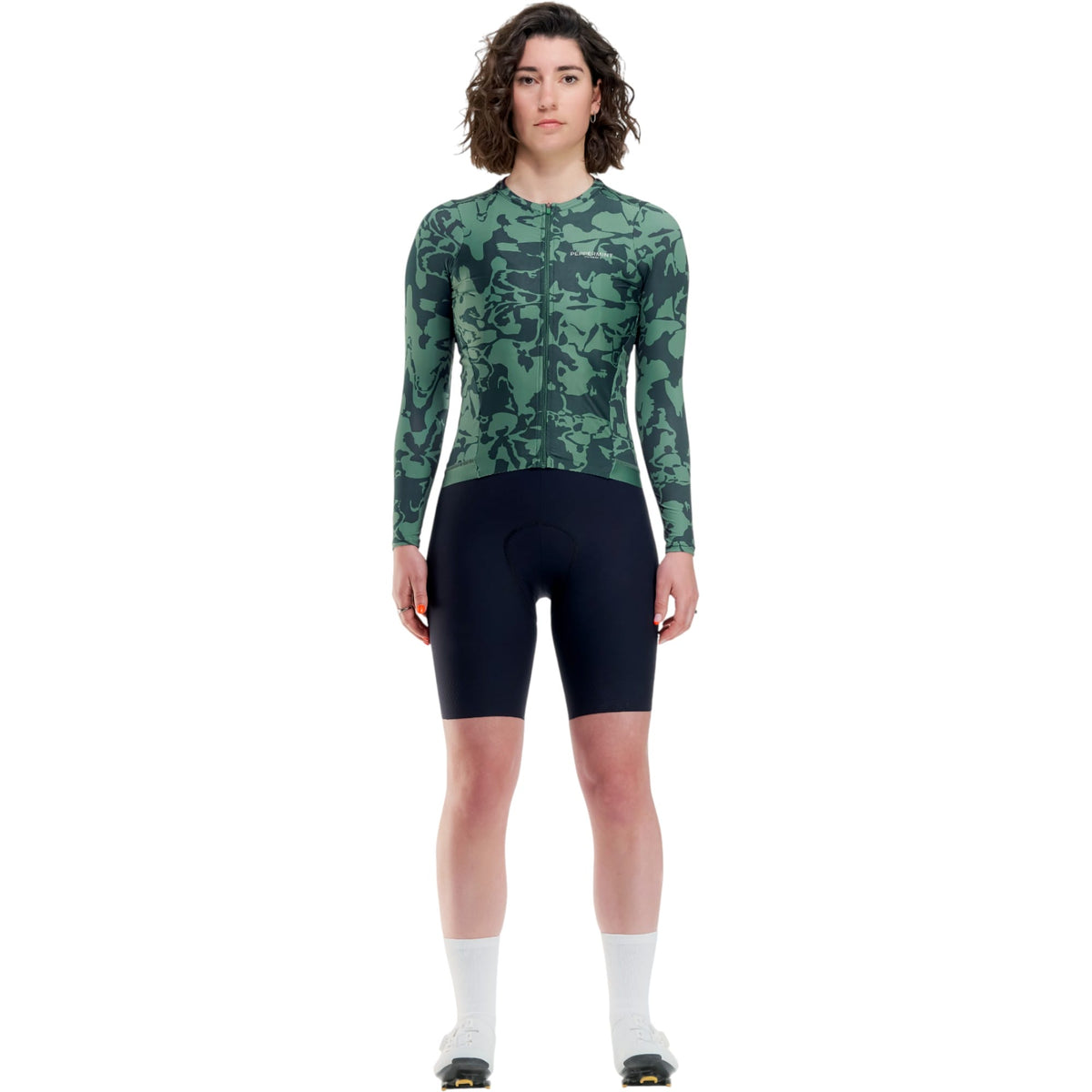 Maillot de Vélo de Route Manches Longues Signature Femme