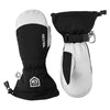Army Leather Heli Ski Men Mittens