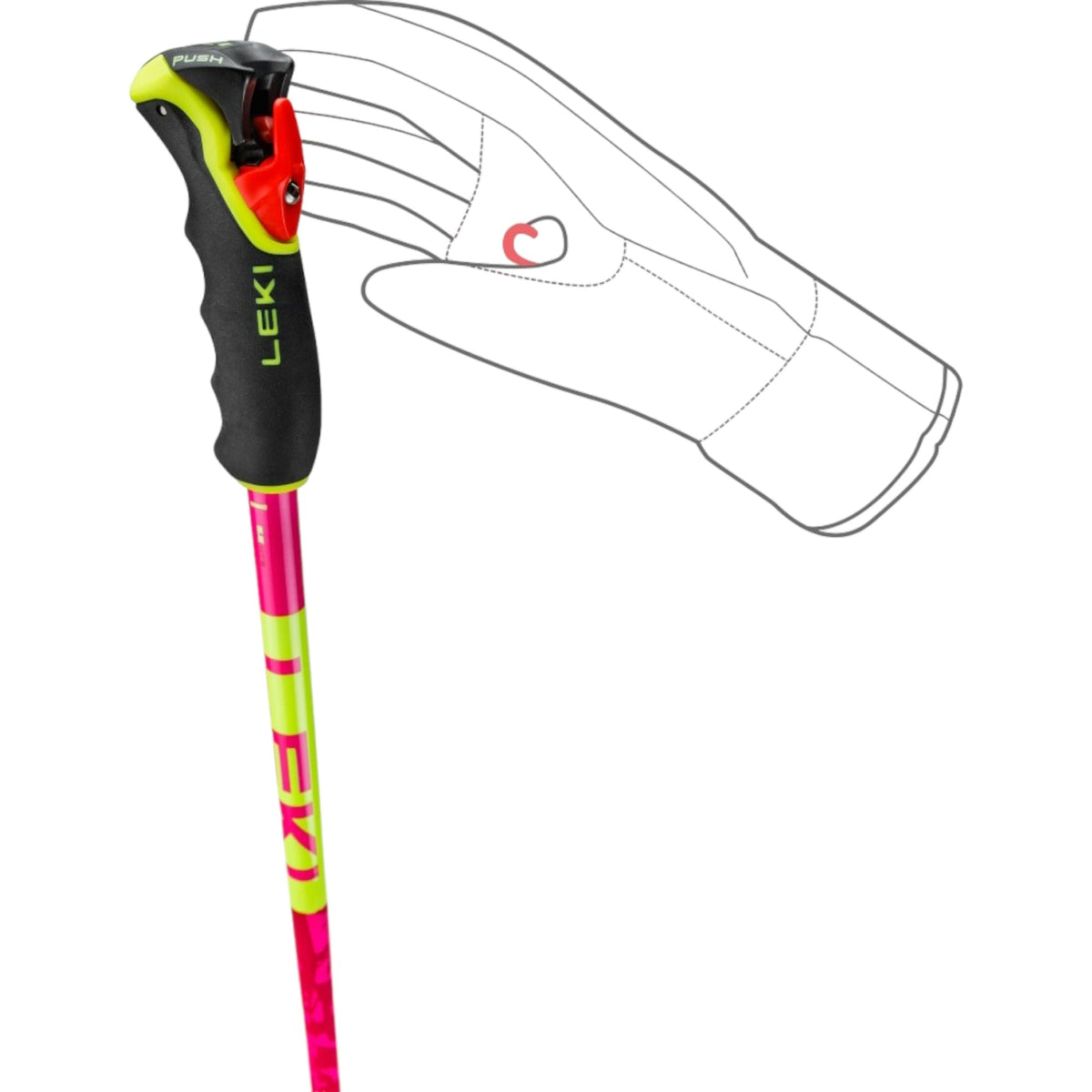 Leki Neon Magenta/Jaune 115