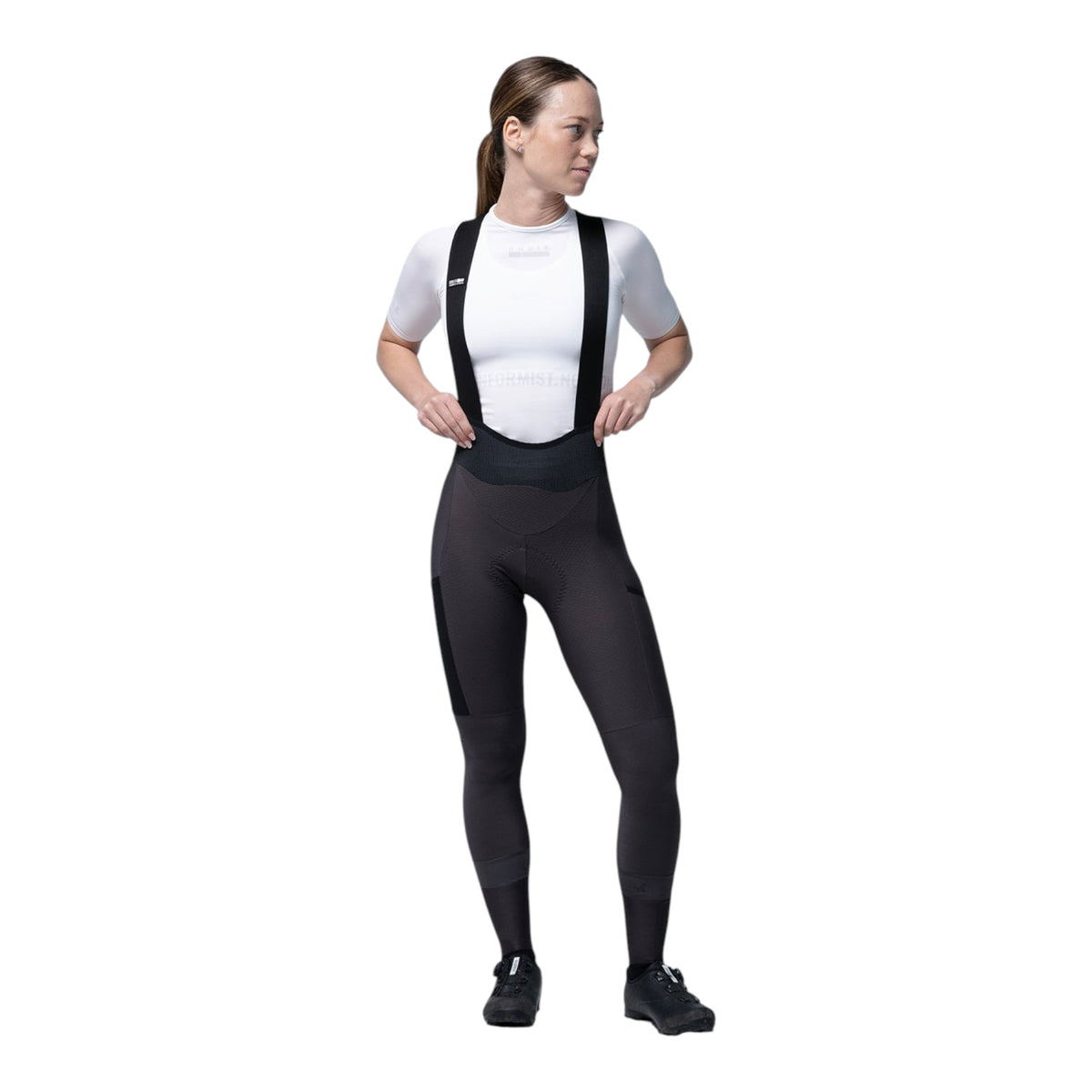 Cuissard Long à Bretelles de Vélo de Route Grid Tights Femme