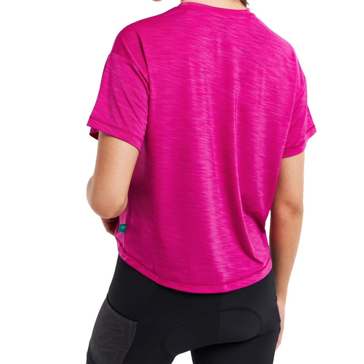 Maillot de Vélo de Montagne Manches Courtes Gravel Crop Femme