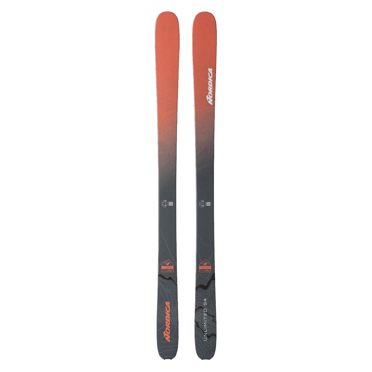 Unlimited 94 Flat Adult Alpine Skis